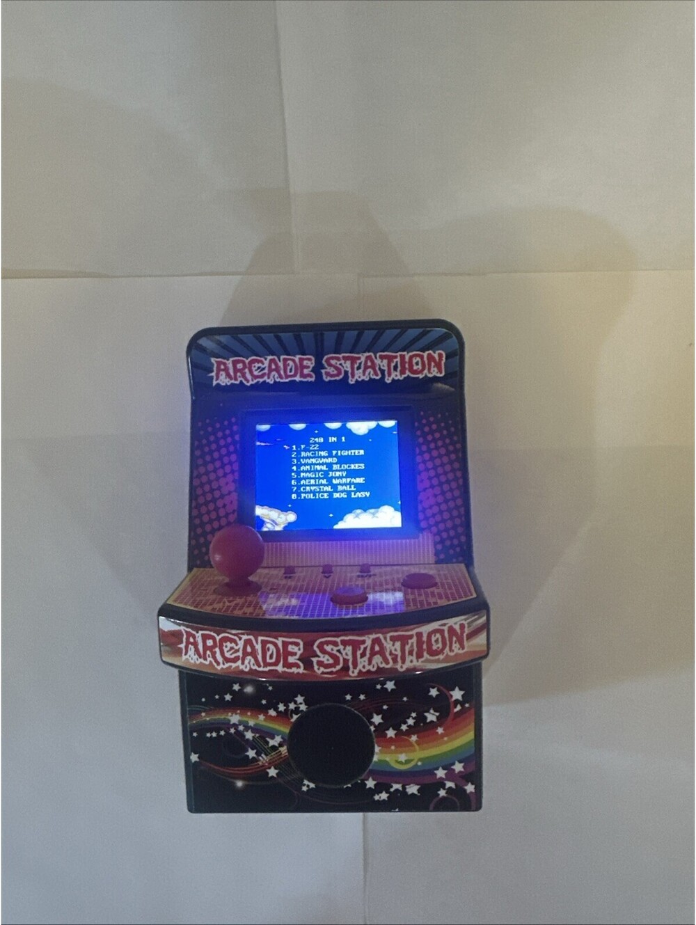 Arcade Station Mini Arcade 248 Game Console with Joystick and Buttons